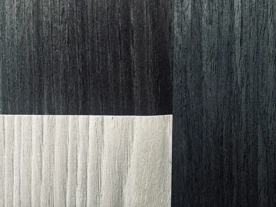 Parquet made with recycled leather