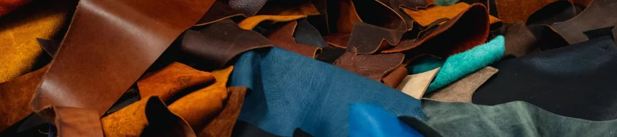 Leather Recycling recycled material samples