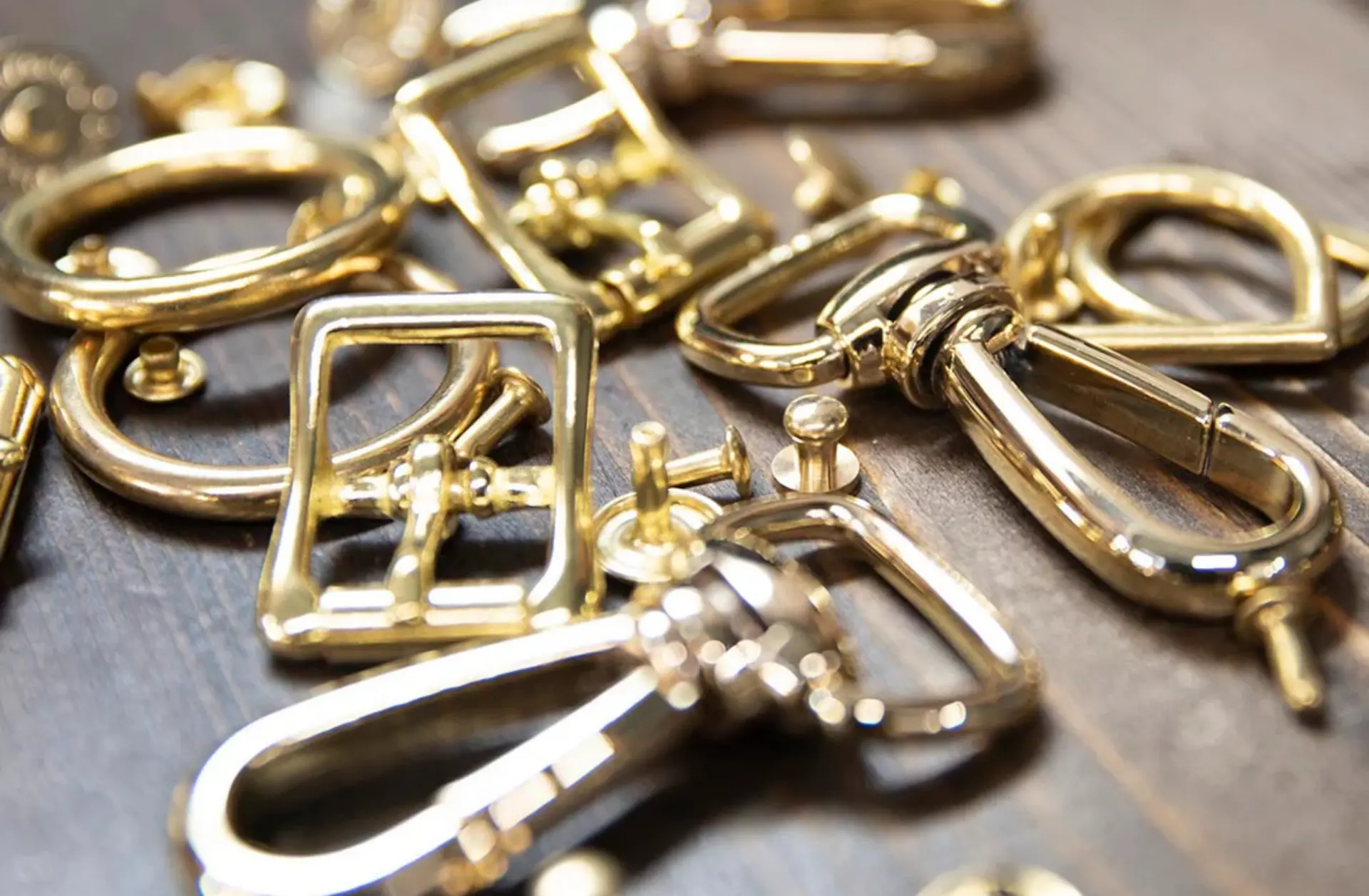 Gold hardware